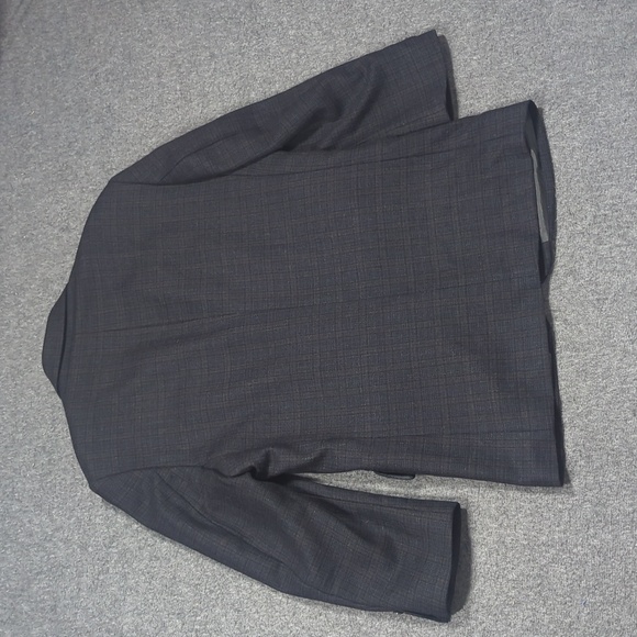 Oscar de la Renta Jacket Black Check 38S Wool Sports Coat Blazer - Picture 7 of 15